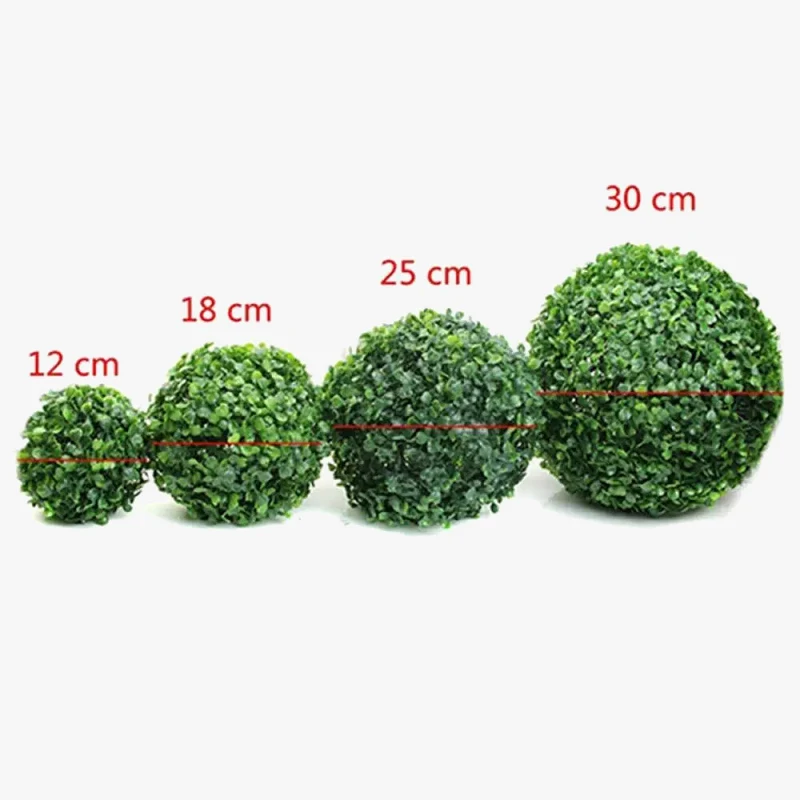 plante artificielle boule topiaire pour décoration mariage et fête