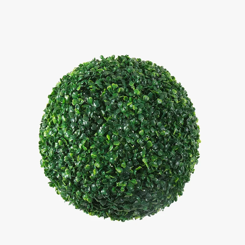 boule de gazon artificiel décorative pour extérieur et jardin