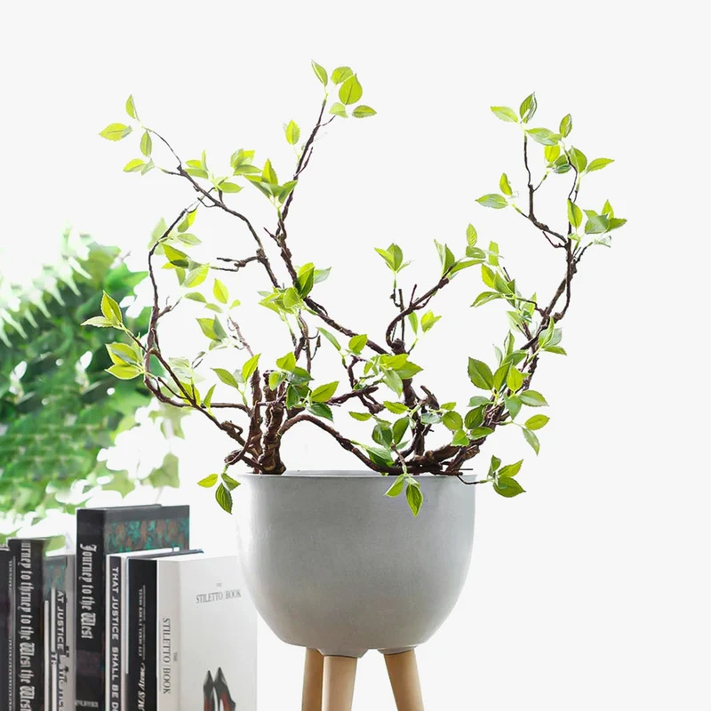 grandes fausses plantes de menthe pour décoration intérieure et extérieure