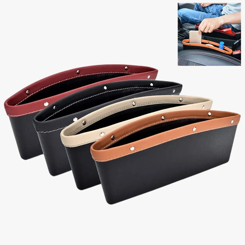 organisateur de voiture multifonctionnel avec porte-gobelet et rangement