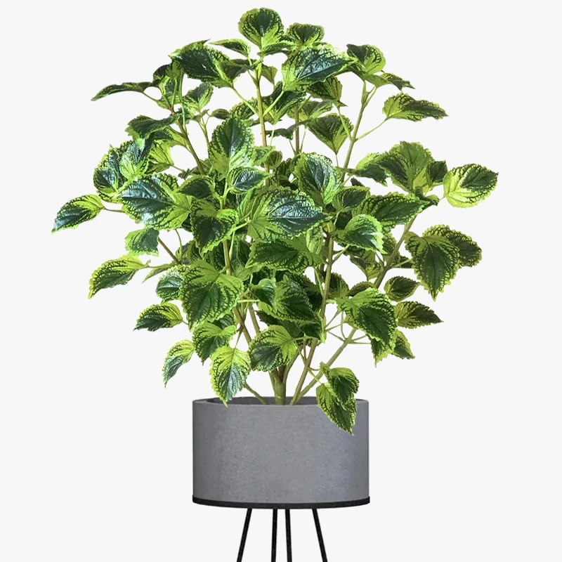 plantes artificielles d'eucalyptus et menthe tropicale pour décoration intérieur