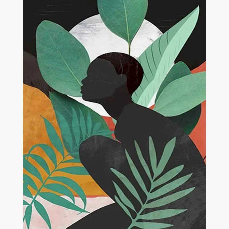 peinture par numéros abstraite diy sans cadre cadeau artistique à créer