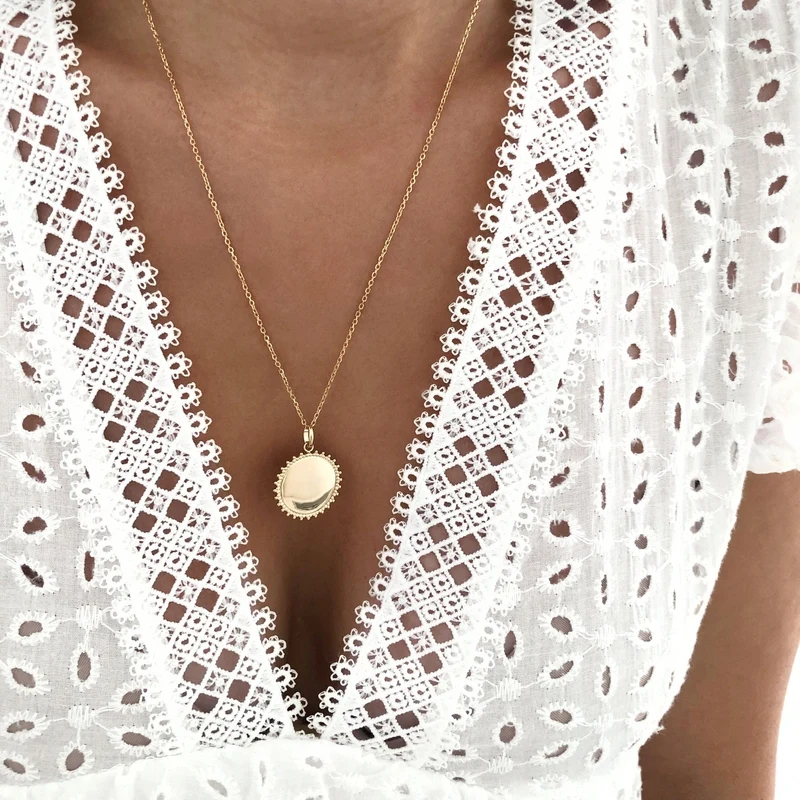 Collier "Sona" plaqué or