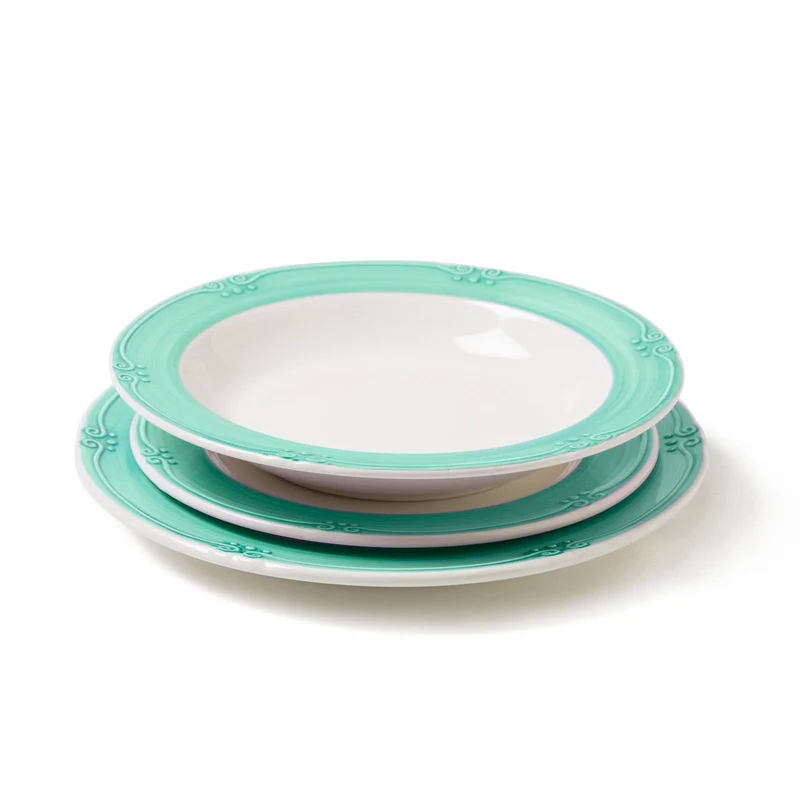 Set Piatti Siena Pengo Geometrico