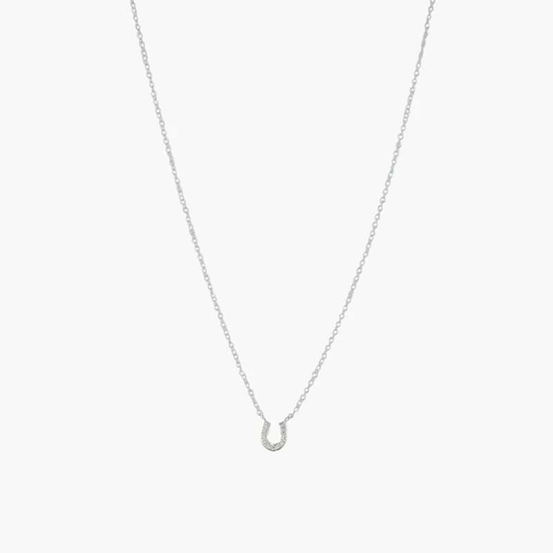 Collier pendentif fer à cheval Argent 925