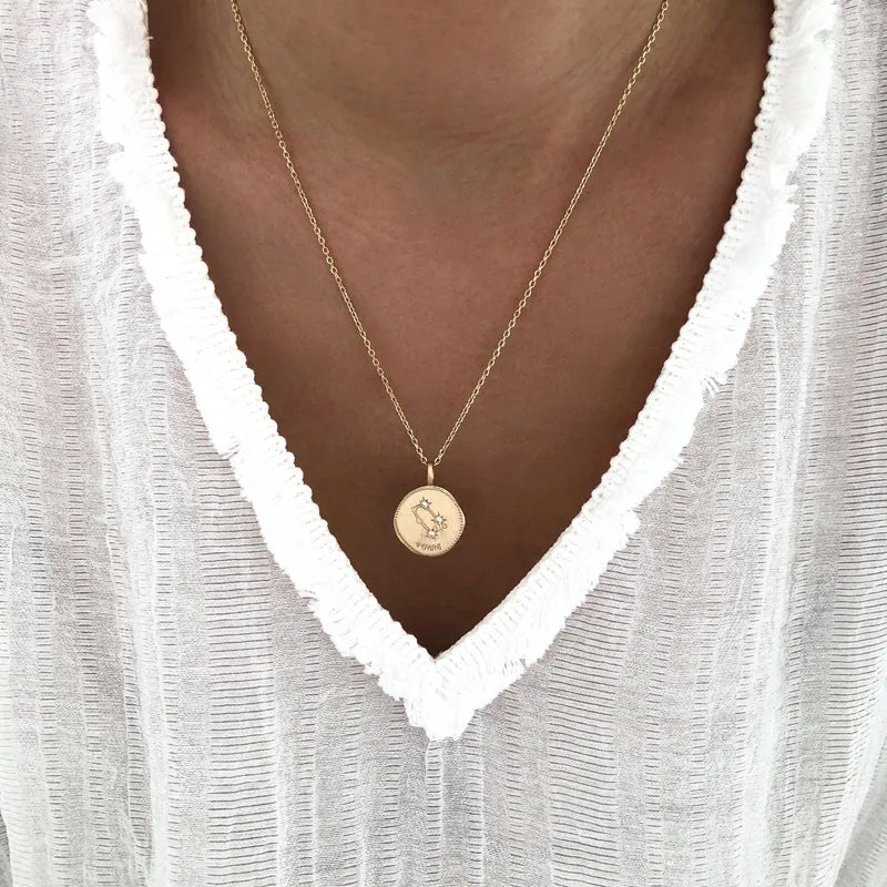 Collier "Constellation" plaqué or