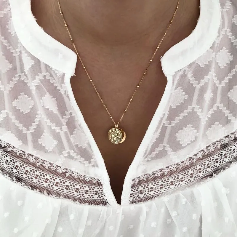 Collier "Lisy" plaqué or