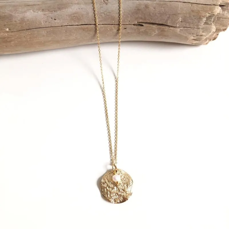 Collier "Oha" Plaqué or