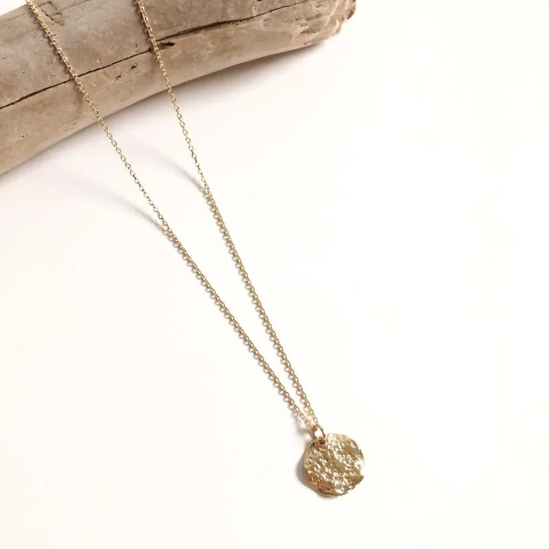 Collier "Mini Mona" plaqué or