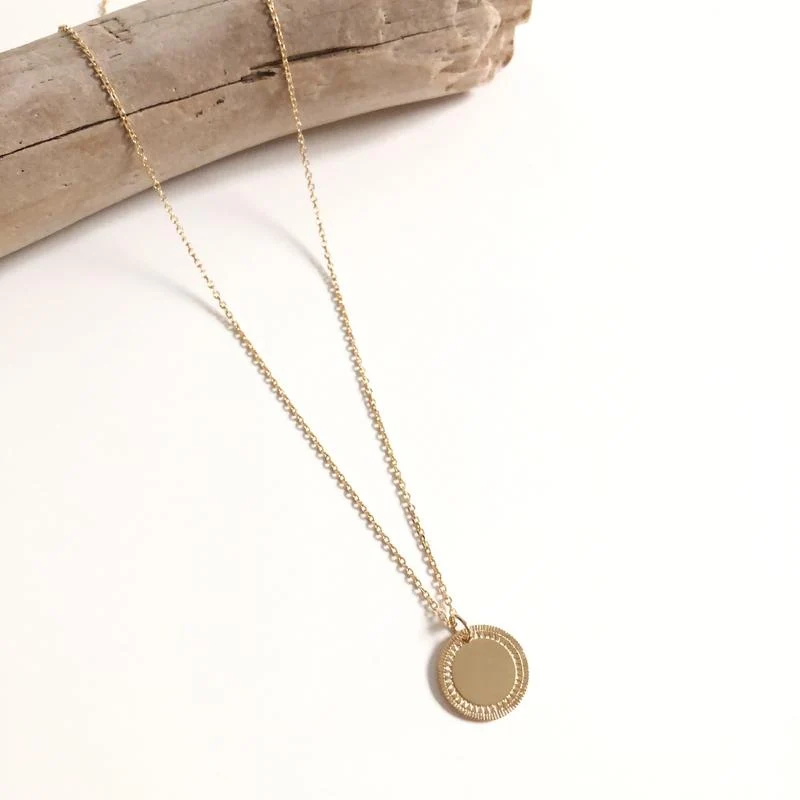 Collier "Mini Edlia" plaqué or
