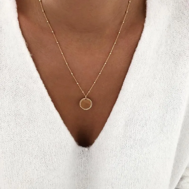 Collier "Mini molia" plaqué or