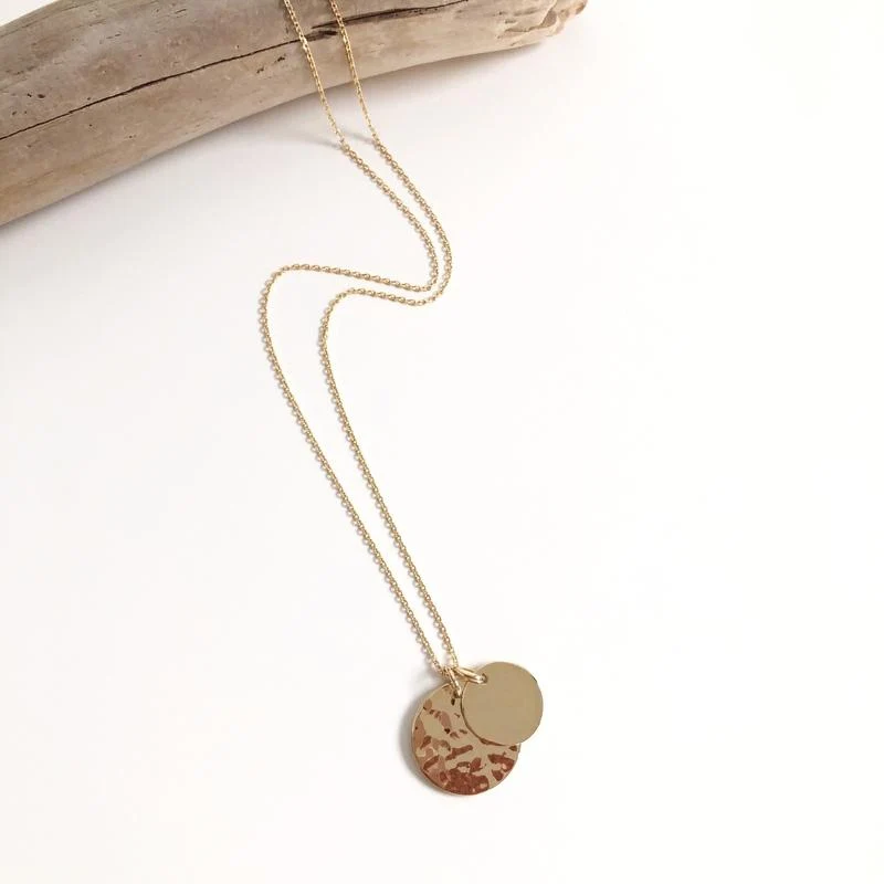 Collier "Melora" plaqué or