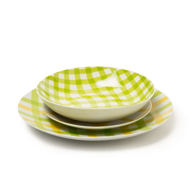 Set Piatti Coupe Amalfi Pengo Geometrico