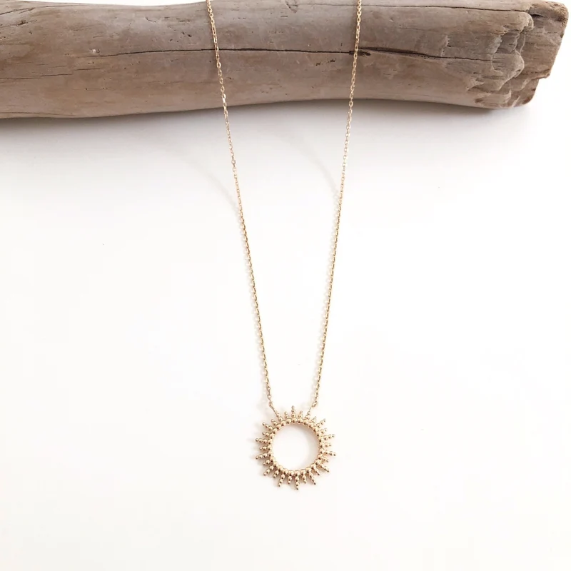 Collier "Louce" plaqué or