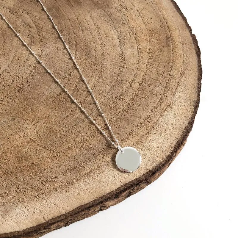 Collier "Médaillon" argent