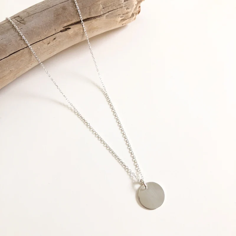 Collier "Médaille" 1,5cm argent