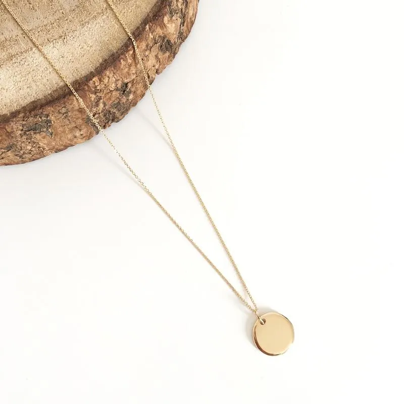 Collier "Médaillon" plaqué or