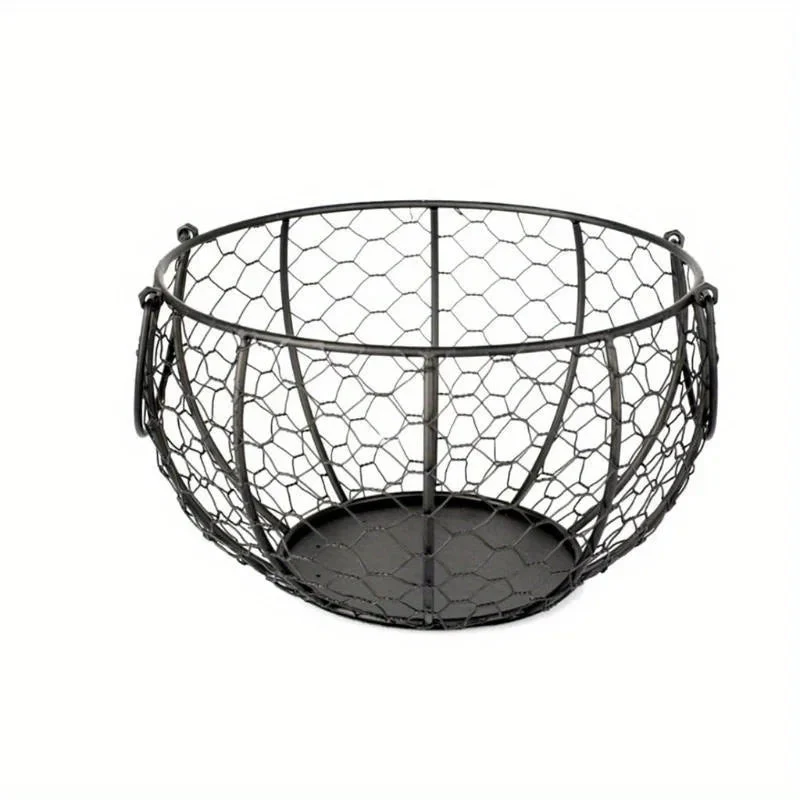 panier à œufs en métal pour rangement et décoration de cuisine