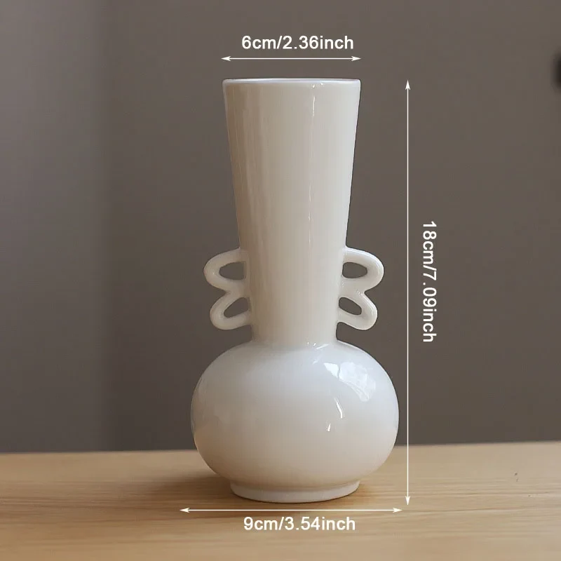 vase en céramique pour fleurs séchées style nordique décoratif