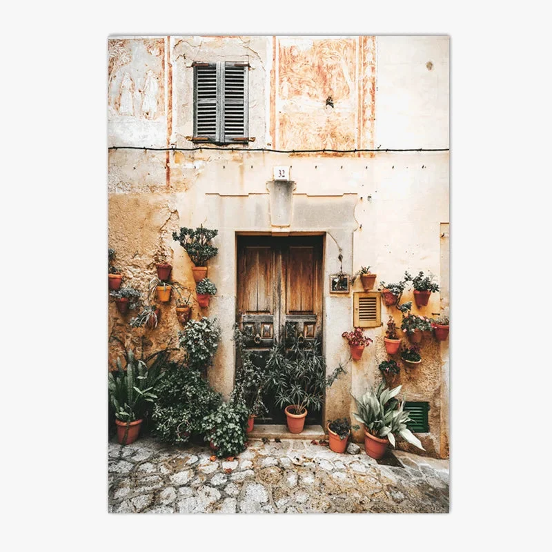 toile peinture de bellagio en toscane pour décoration murale
