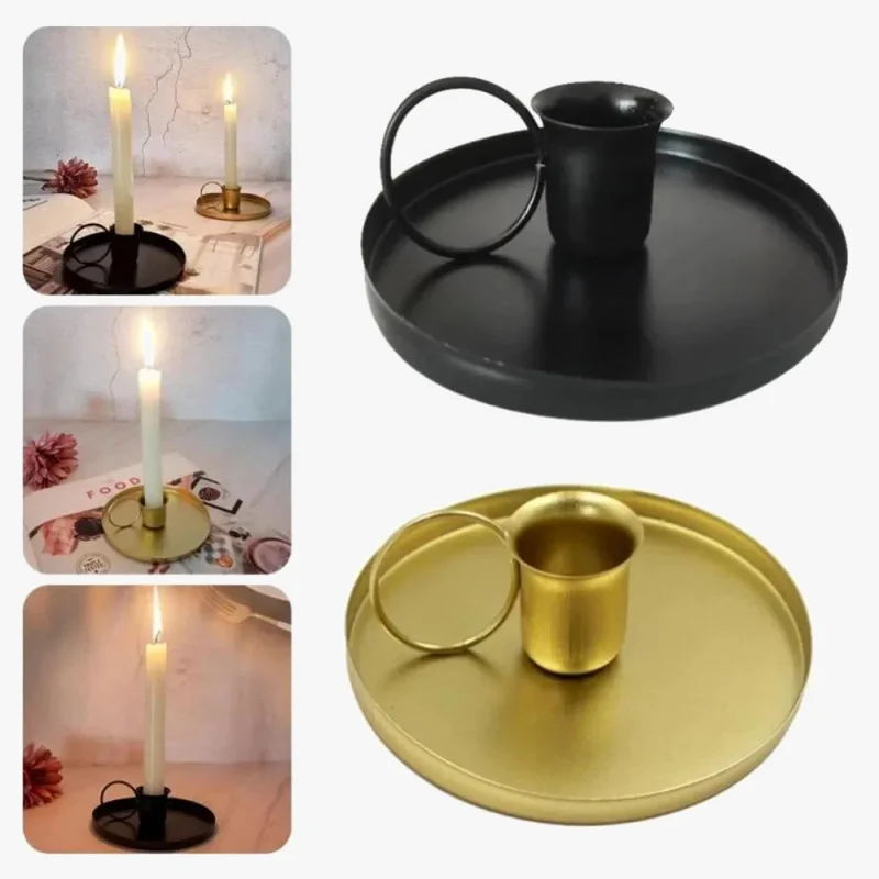 bougeoir portable en métal décoration pour mariage et bureau