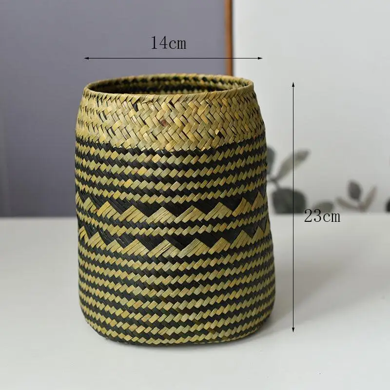 panier tissé à la main pour fleurs et plantes décoratives