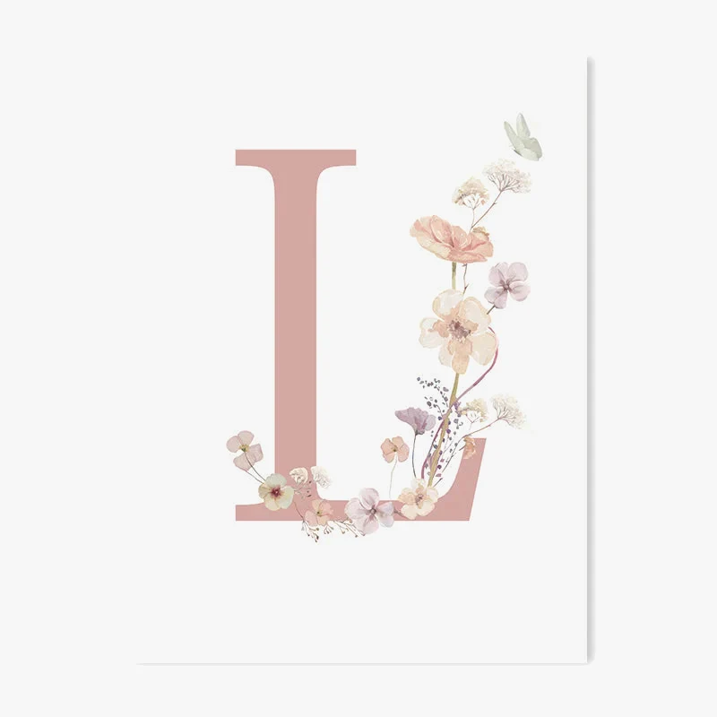 affiche photo personnalisée fleur sauvage décor mural enfant