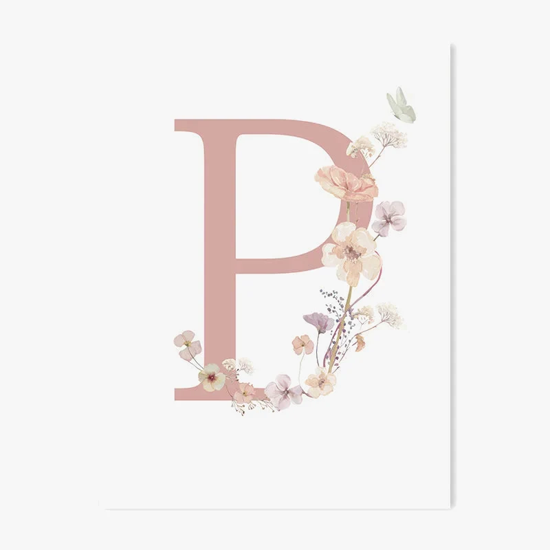 affiche photo fleur sauvage personnalisée pour décoration enfant
