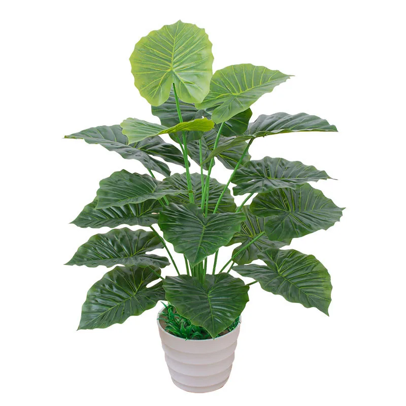 Plastic Monstera Tree for Desk Decoration, Fake Plant, Monstera, No Pot,Geen, Home Garden Decor, 60cm