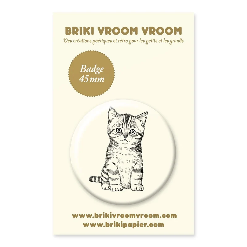 Badge chaton