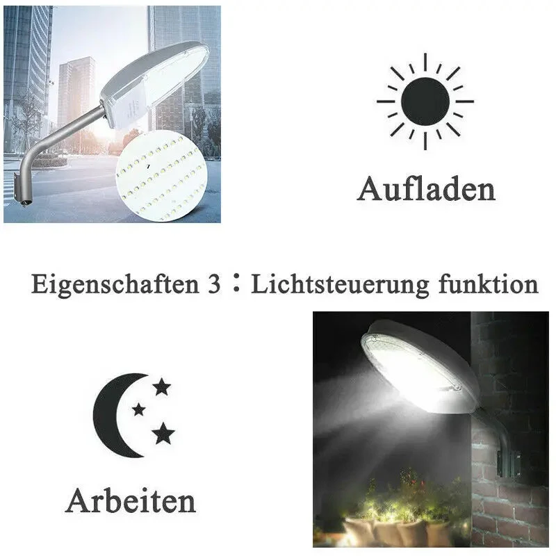 lot de 2 lampadaires led avec détecteur de mouvement étanche