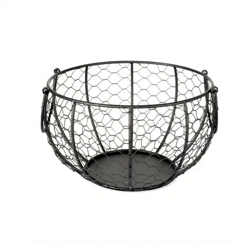 panier à œufs en métal pour rangement de cuisine