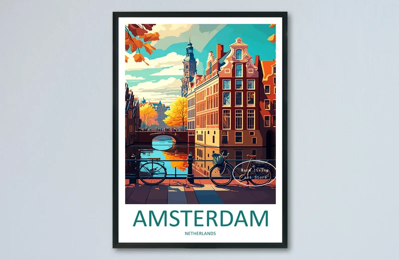 affiche de voyage toile new york rome tokyo venise décoration urbaine