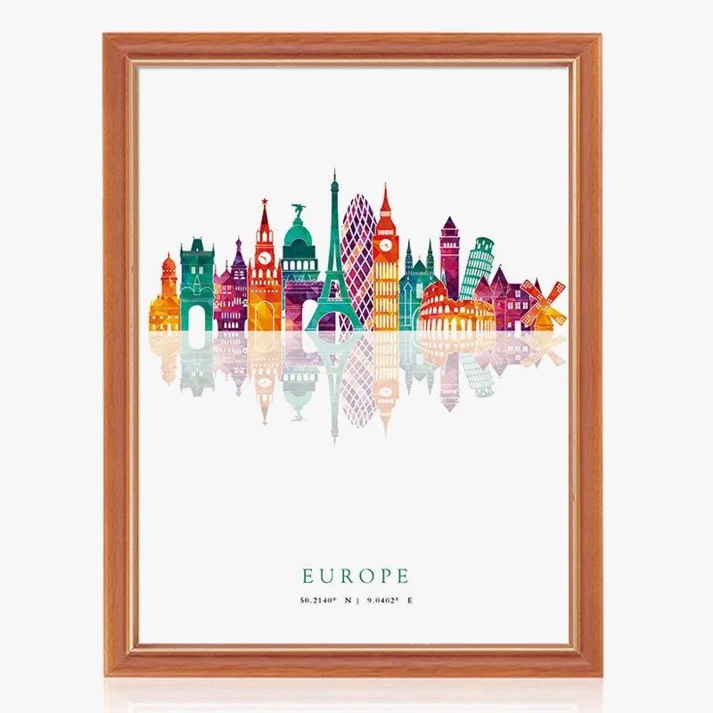 affiches et impressions des skylines de grandes villes