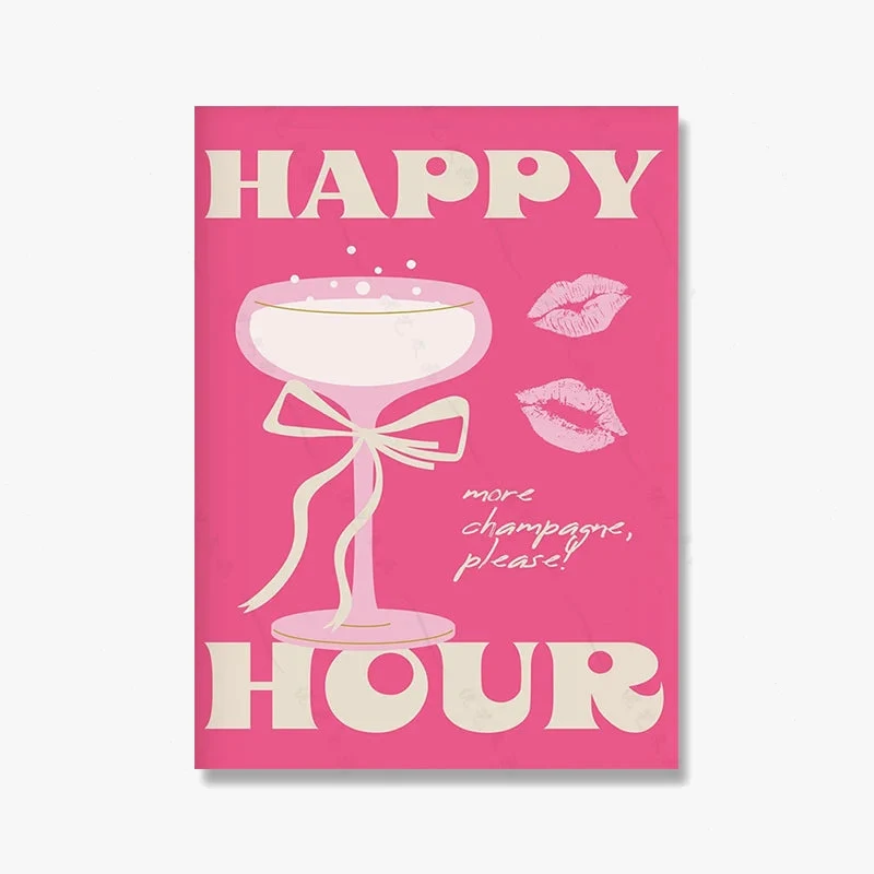 affiche de citation disco mon chéri pour décoration murale cuisine